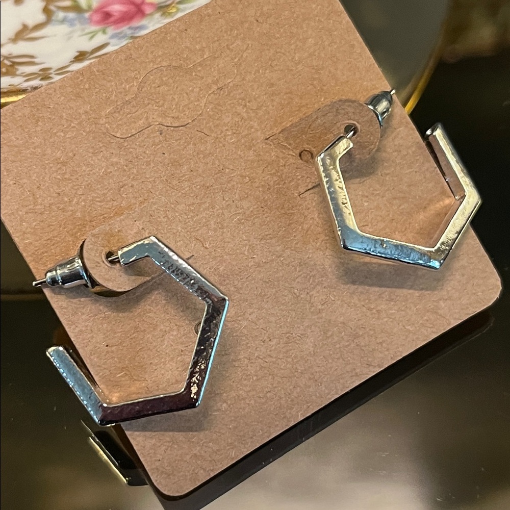 Geometric Hoop Earrings